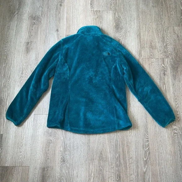 Osito Green North Face Jacket fuzzy fleece green size large